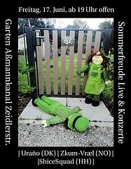 Zkum-Vræl (NO) / Uraño (DK) / Shice Squad (HH) @ Sommerfreude Live & Konzerte, Hamburg-Wilhelmsburg