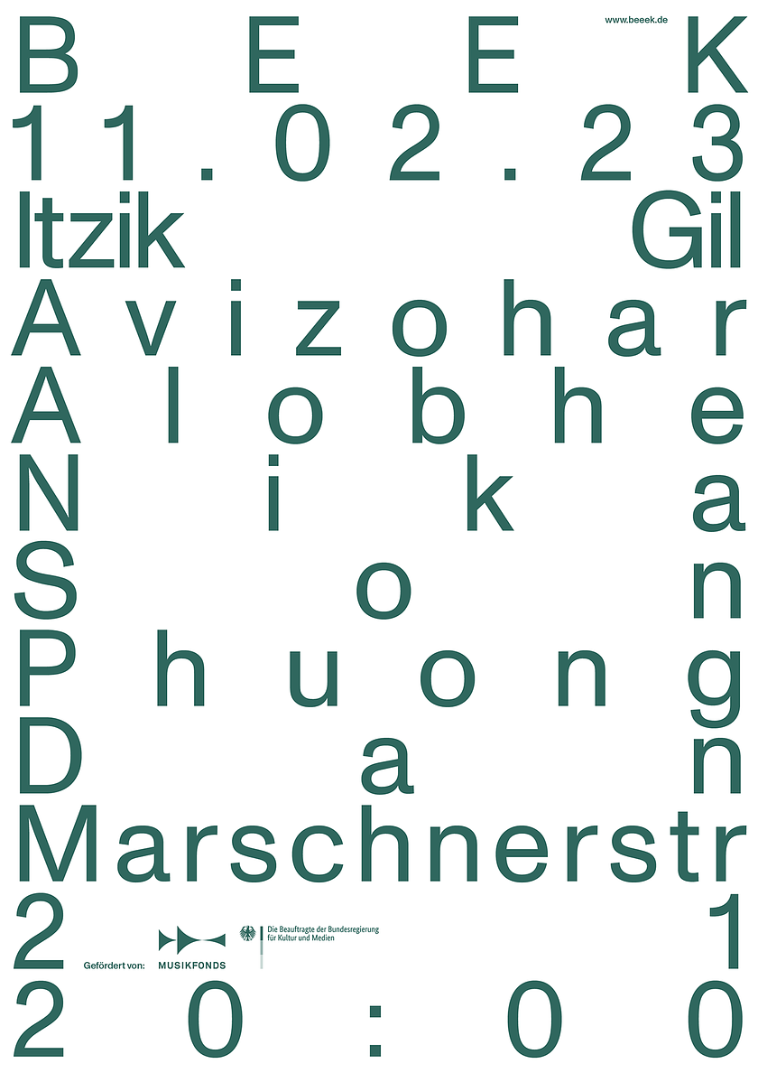 BEEK w/ Avizohar, Alobhe, Nika Son, Phuong Dan