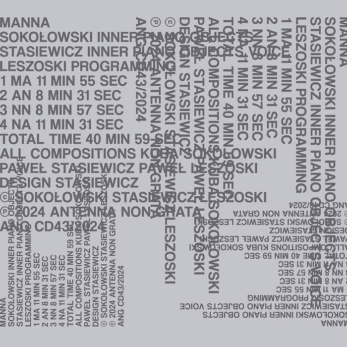 die ganze platte: SOKOŁOWSKI / STASIEWICZ / LESZOSKI: Manna