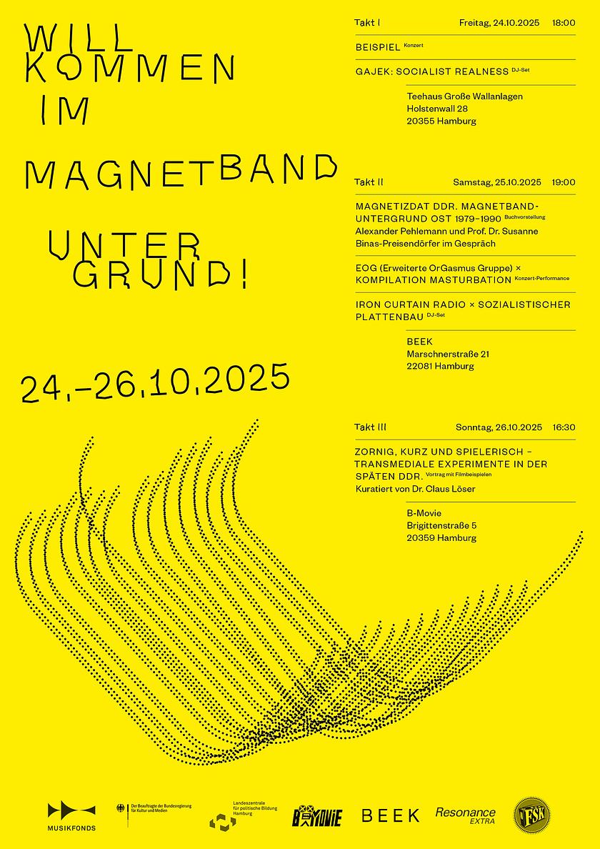 WILLKOMMEN IM MAGNETBANDUNTERGRUND! - TAKT II