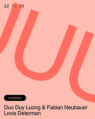 Hörbar: Duo Duy Luong & Fabian Neubauer / Lovis Determan