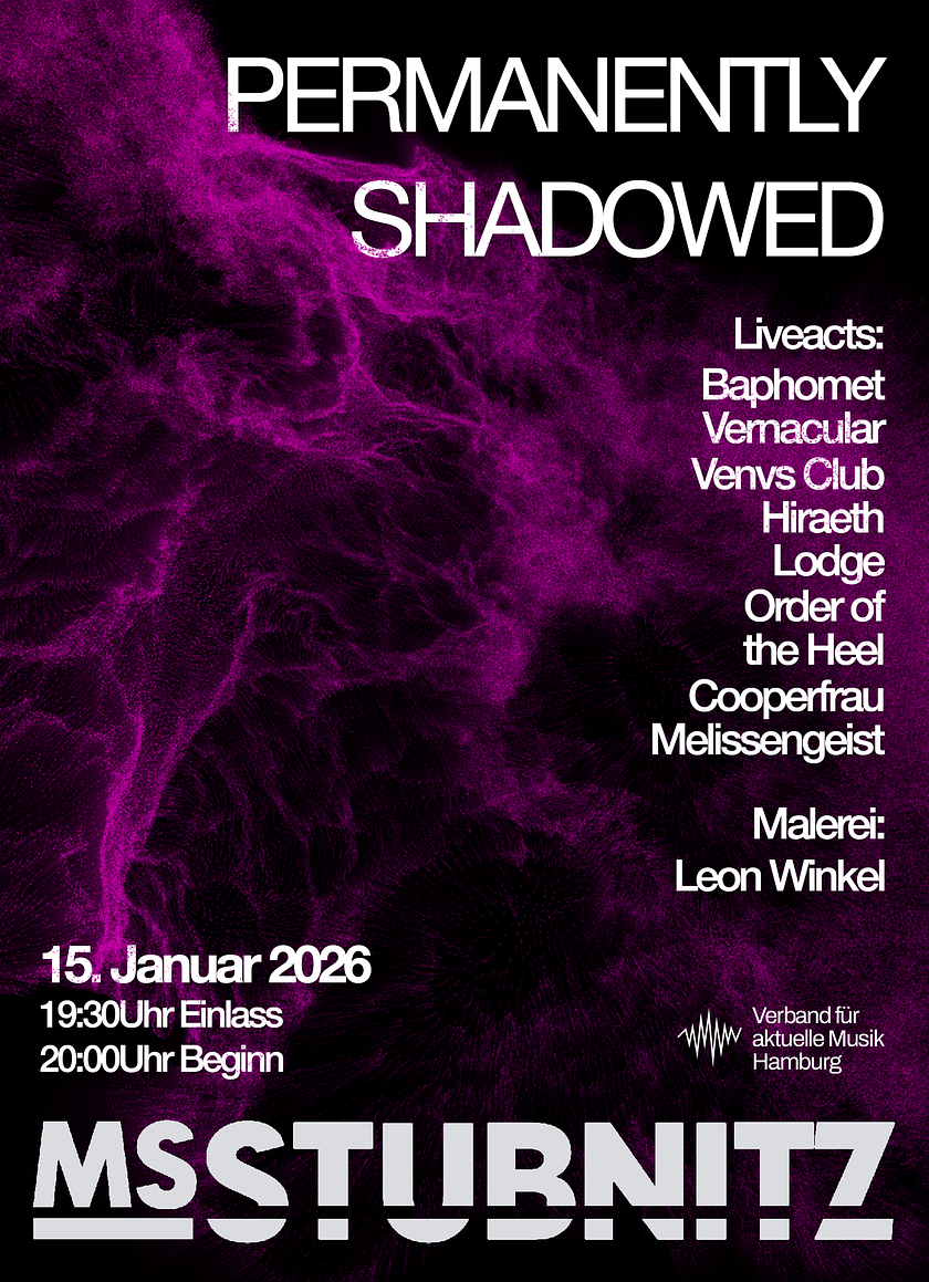 Permanently Shadowed - Baphomet Vernacular, VENVS CLUB, Hiraeth, Lodge, Order of the Heel, Cooperfrau Melissengeist und Leon Winkel