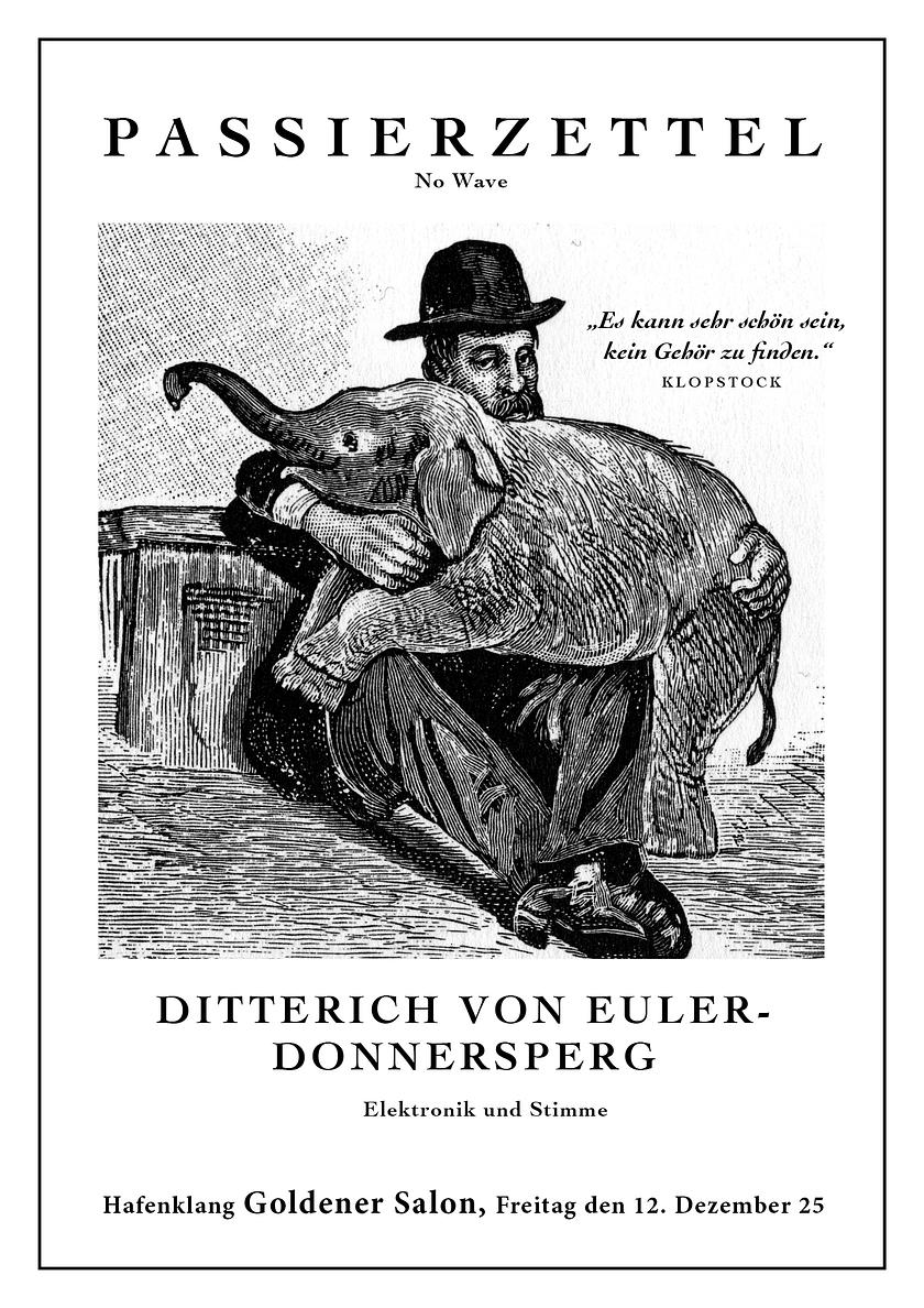 Passierzettel, Ditterich von Euler-Donnersperg