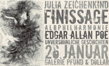 Unter Raben - Ausklangfest Edgar Allan Poe + Finissage Julia Zeichenkind
