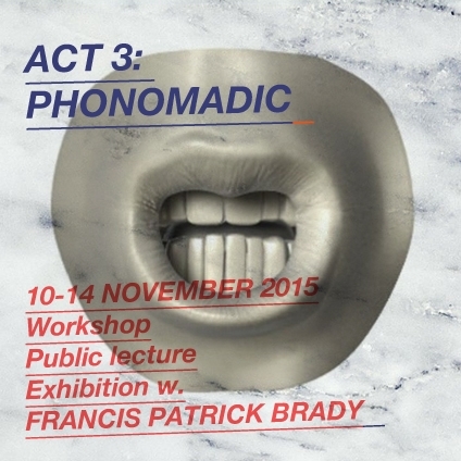 Artist talk/ Künstlergespräch mit Francis Patrick Brady